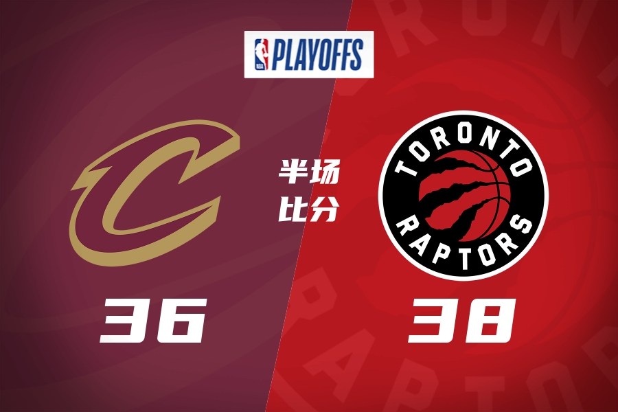 kaiyun-半场：猛龙38比36领先2分！英格拉姆低开高走 哈登失误较多